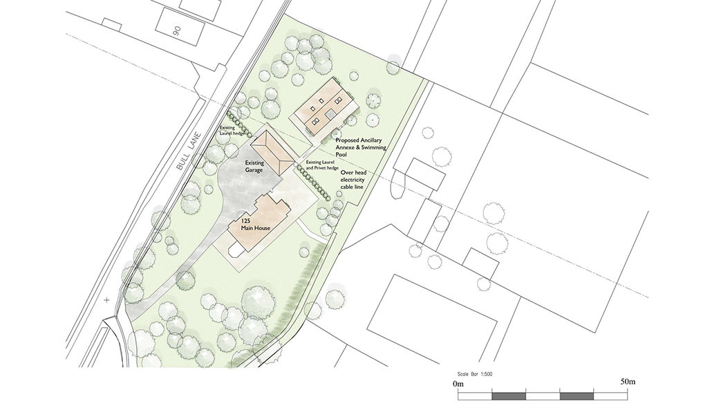 Annex Outbuilding Proposed Block Plan