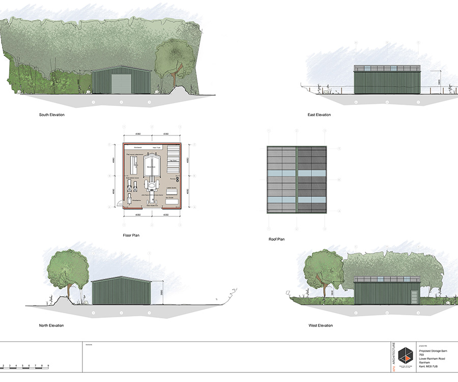 Agricultural Rainham Barn to store equipment